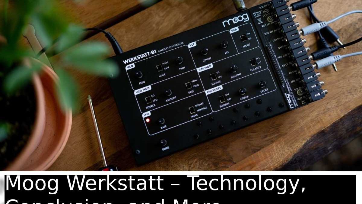 Moog Werkstatt – Technology, Conclusion, and More