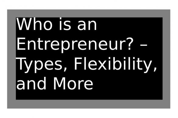 Who is an Entrepreneur