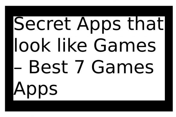 secret apps that look like games
