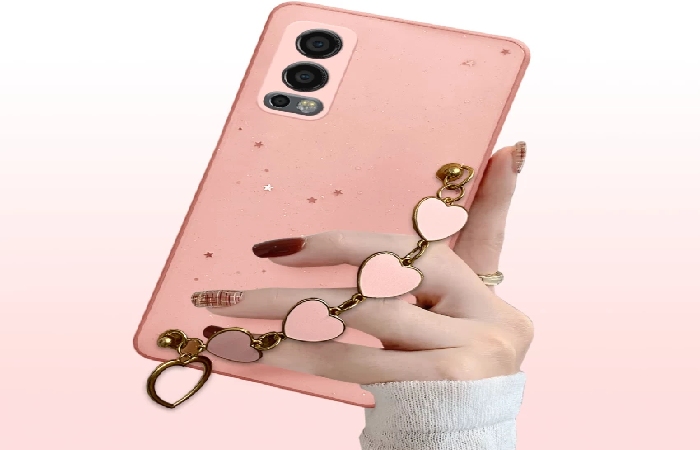 Heart-Shaped Metal Chain Blocks