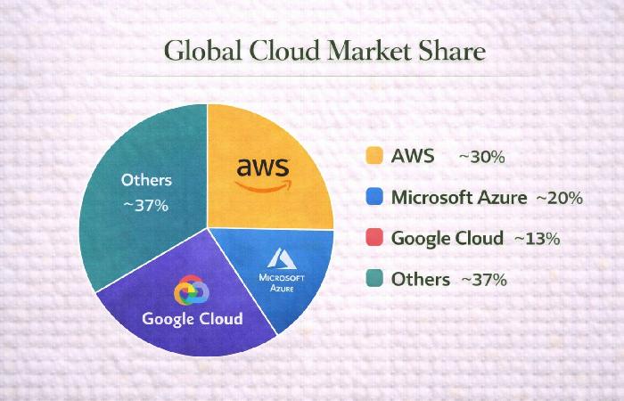 Cloud market share chart