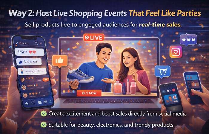 Host Live Shopping Events That Feel Like Parties