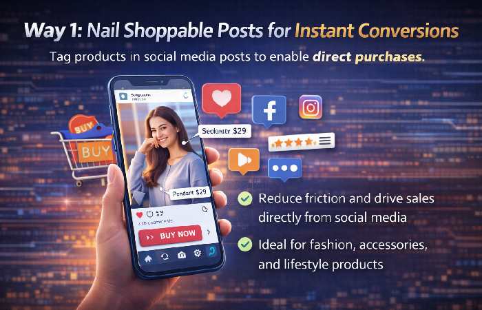 Nail Shoppable Posts for Instant Conversions