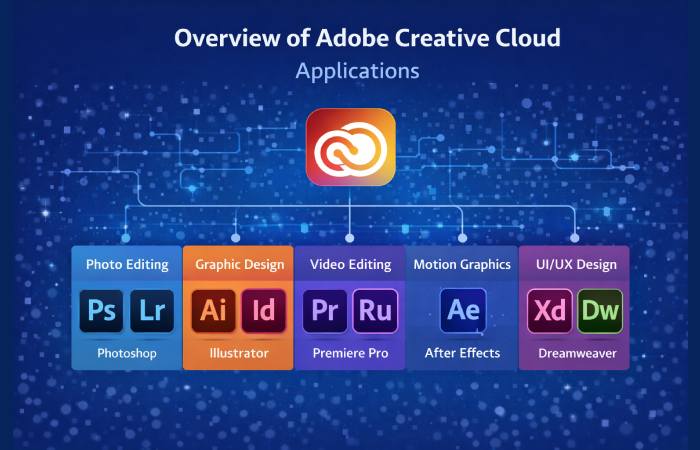 Overview of major Adobe Creative Cloud applications