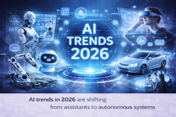 AI trends 2026 future technology concept visualization