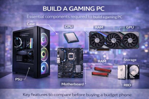 gaming PC components layout guide