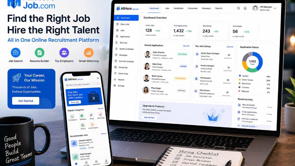 AllHereJob.com Explained: Job Search, Registration, Features & Safety Guide (India)