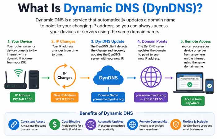 What Is Dynamic DNS (DynDNS)?