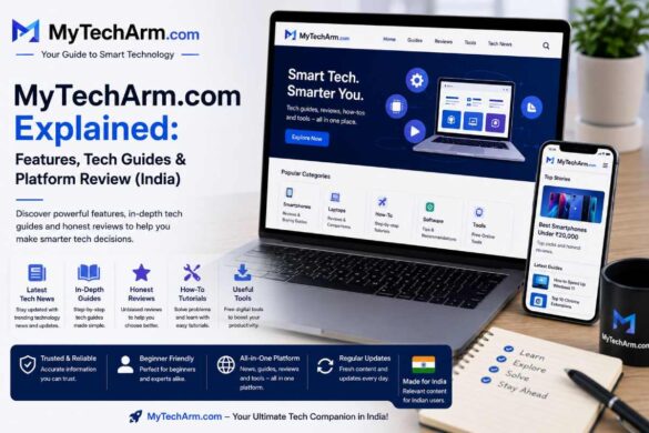 MyTechArm.com features tech guides platform review india