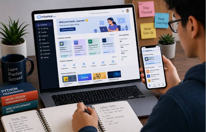 online digital learning platform and tutorial resources