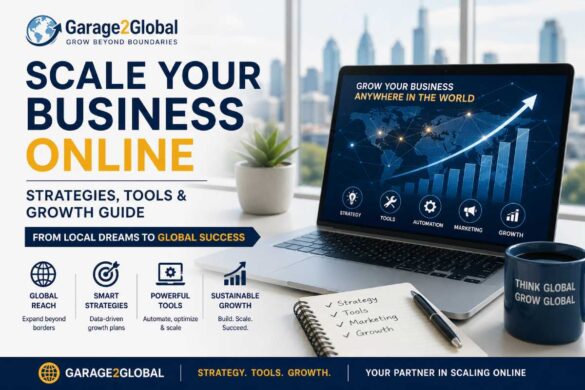 scale your business online garage2global strategies tools growth guide usa digital marketing